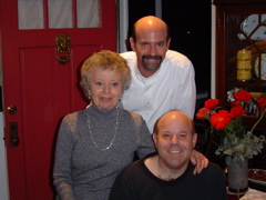 with Mom and my brother Dave
